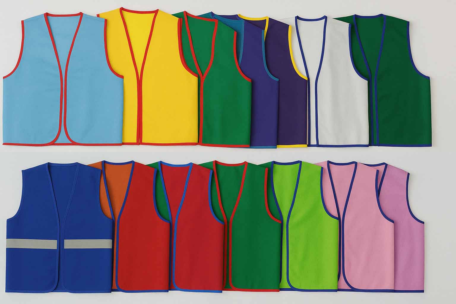 耐用斜紋布背心、團體服圖樣